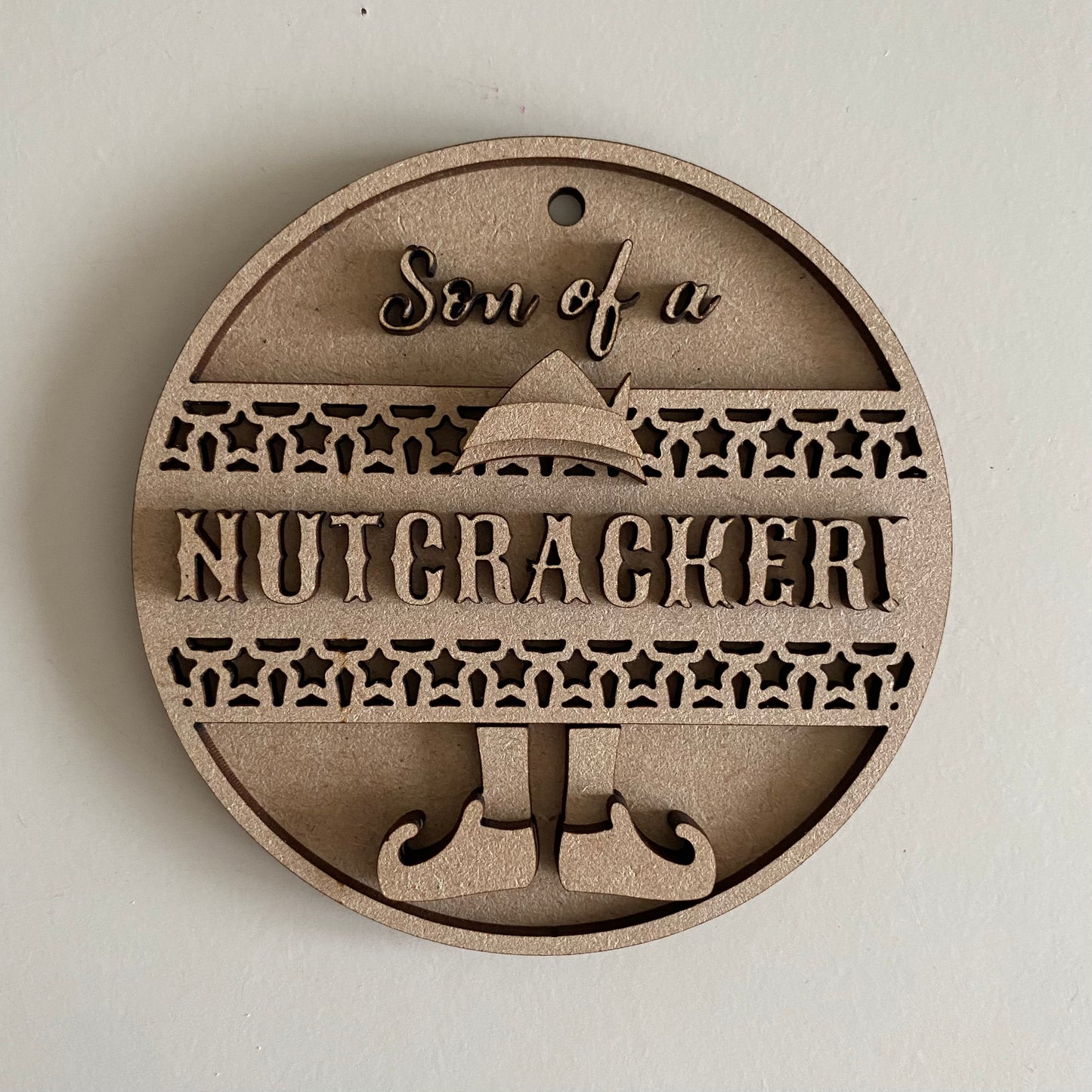 10cm Son Of A Nutcracker Elf Bauble