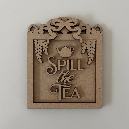 11cm Spill The Tea Mini Frame