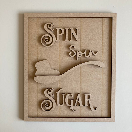 26cm Spin Spin Sugar Sign