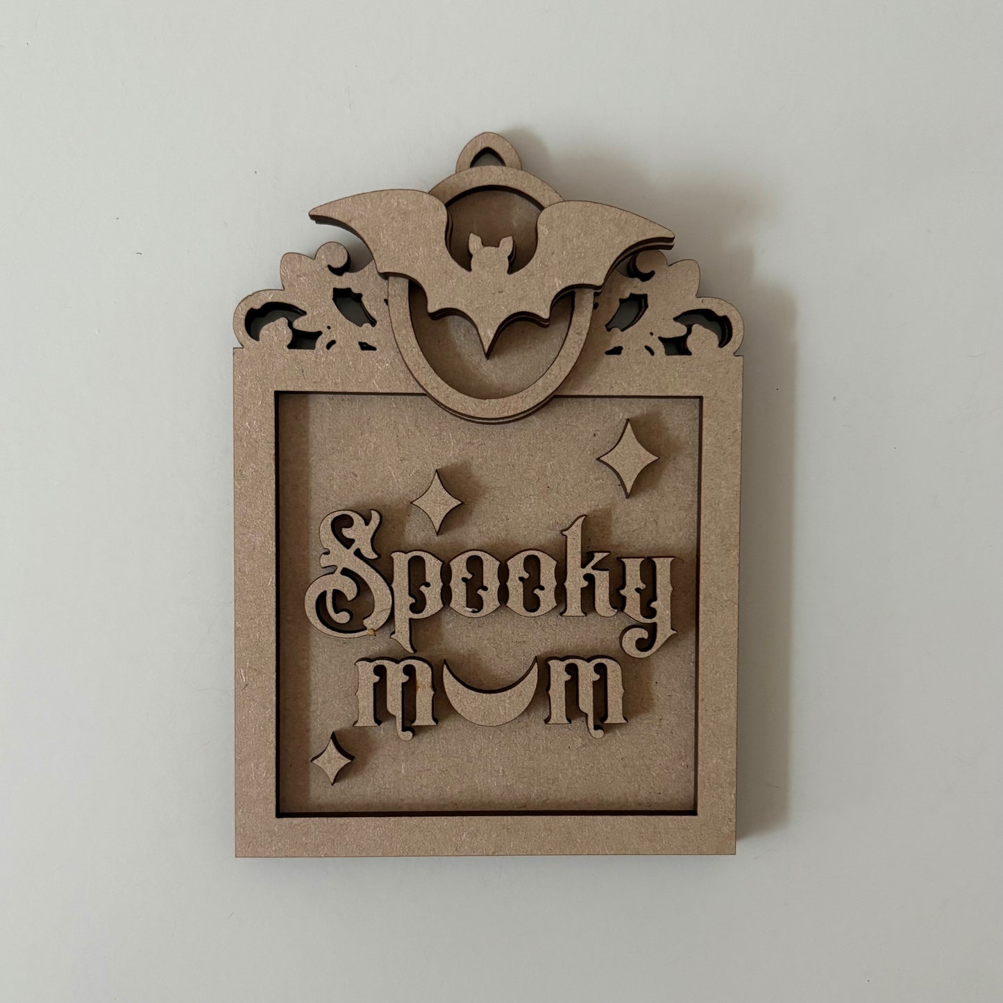 13cm Spooky Mum Bat Mini Frame