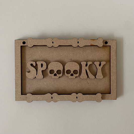 13cm Spooky Skills Mini Frame