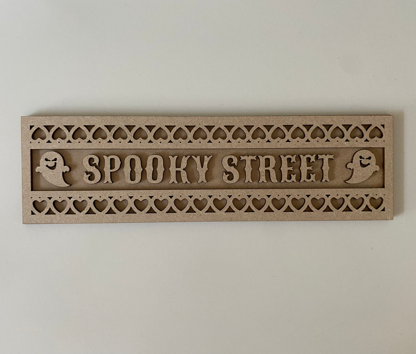 30cm Spooky Street Sign