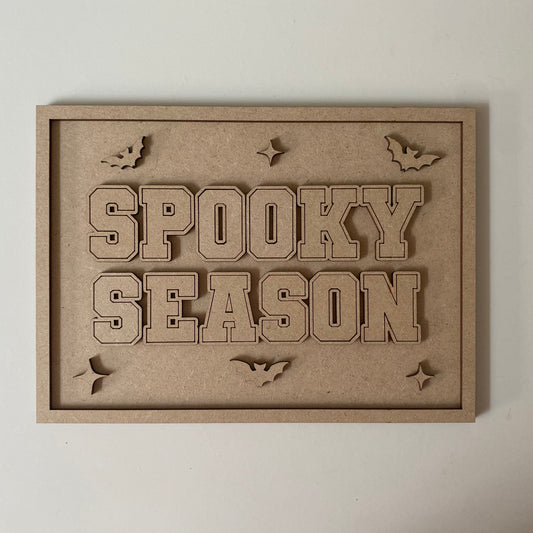 30cm Spooky Spooky Season Sign