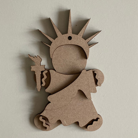 10cm Statue of Liberty Gingerbread Character