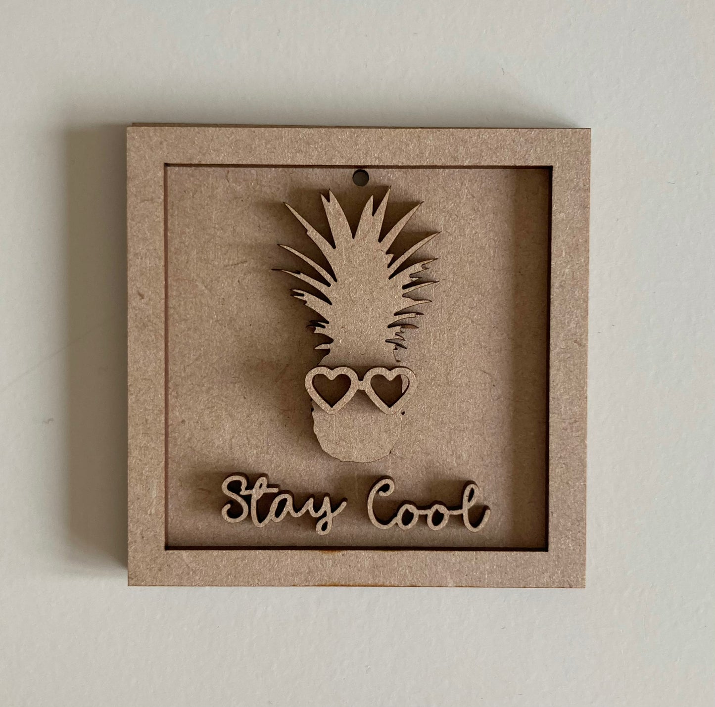 9cm Stay Cool Pineapple Mini Frame