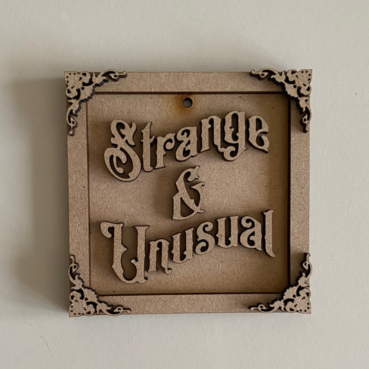 9cm Strange & Unusual Mini Frame