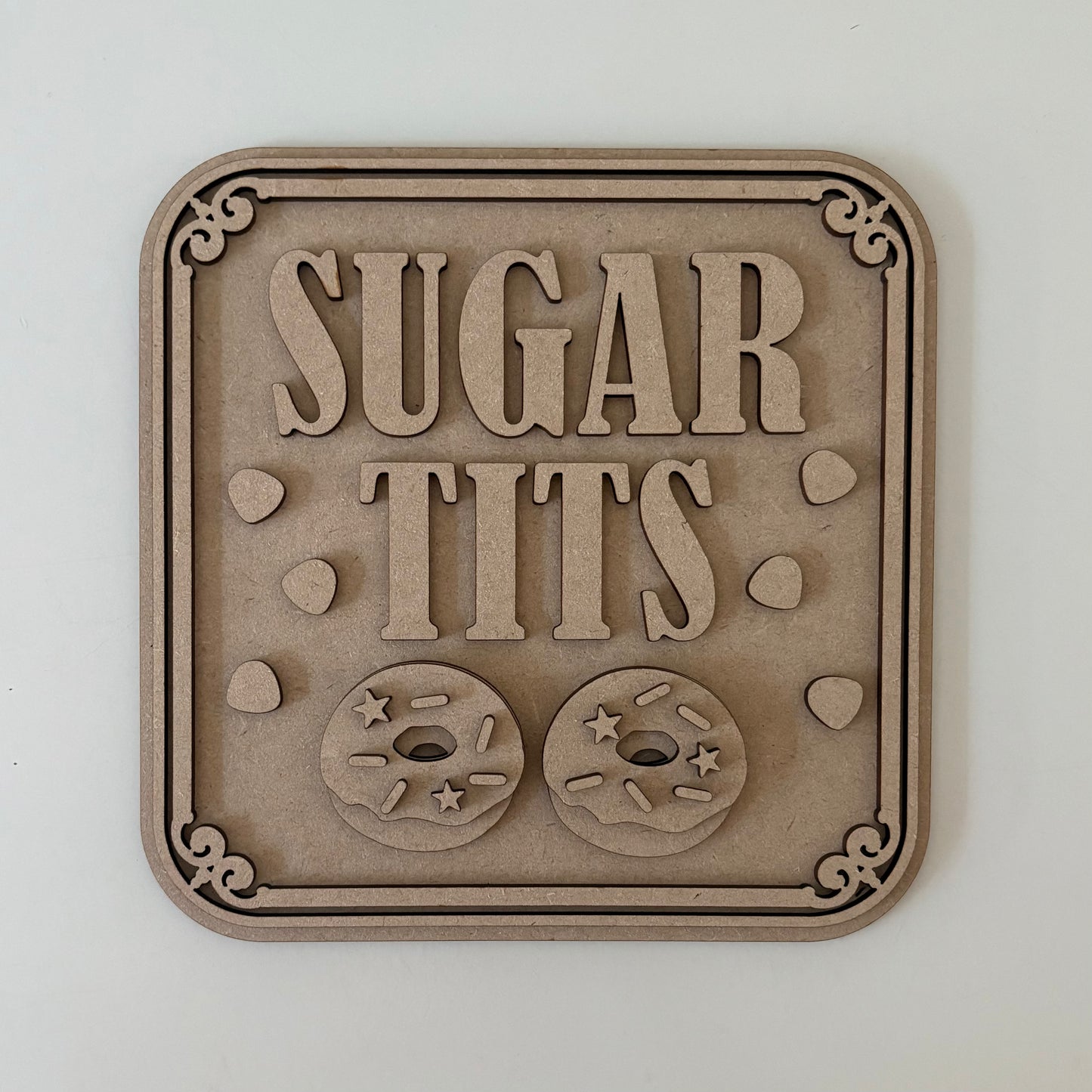 19cm Sugar Tits Sign