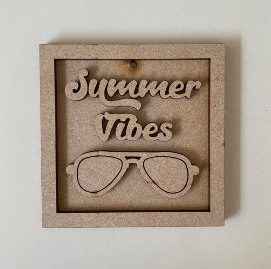 9cm Summer Vibes Mini Frame