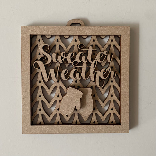 9cm Sweater Weather Knit Mini Frame