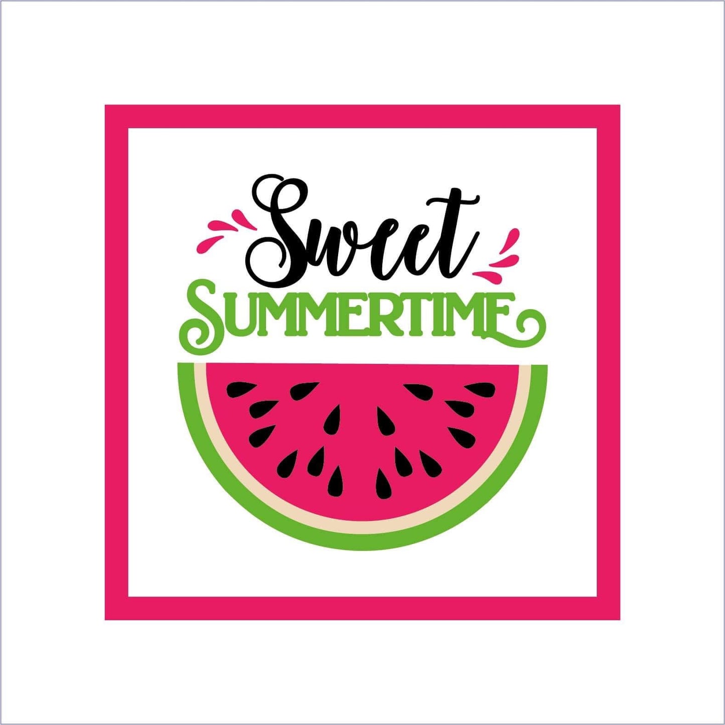 19cm Sweet Summertime Melon Sign