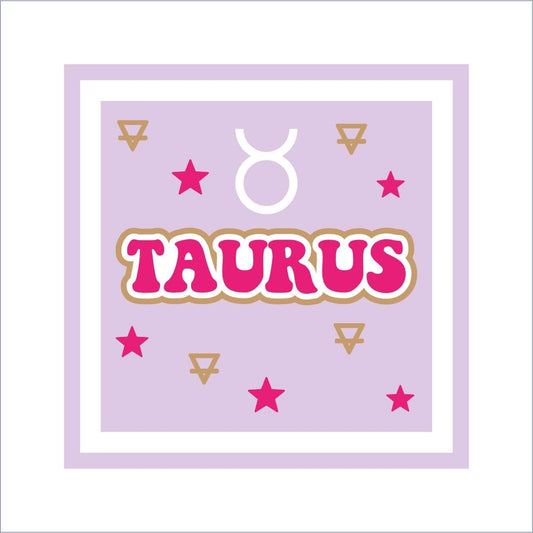 19cm Taurus Symbol Sign