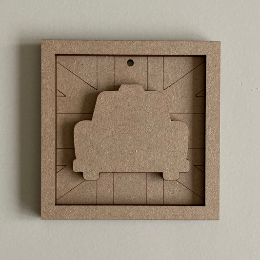 9cm Taxi Mini Frame