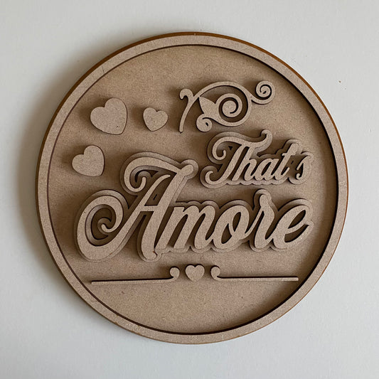 20cm That's Amore Sign