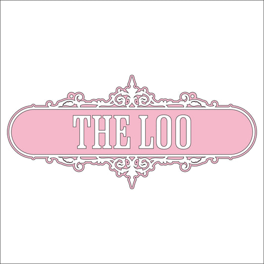 30cm The Loo Sign