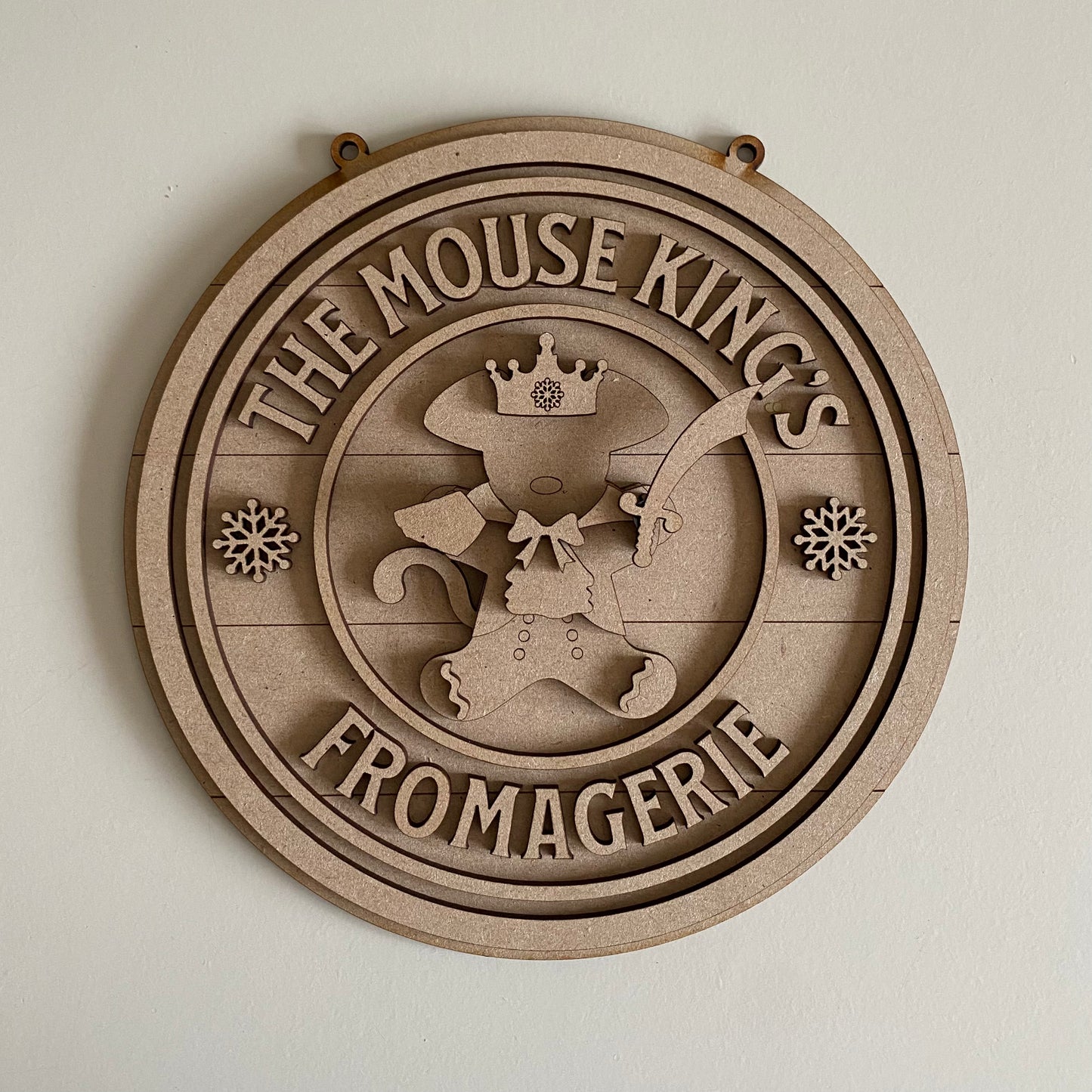 20cm The Mouse King's Fromagerie Sign