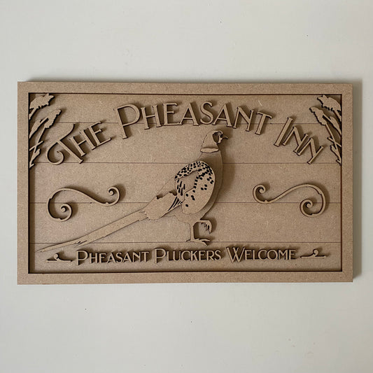 30cm The Pheasant Inn Sign