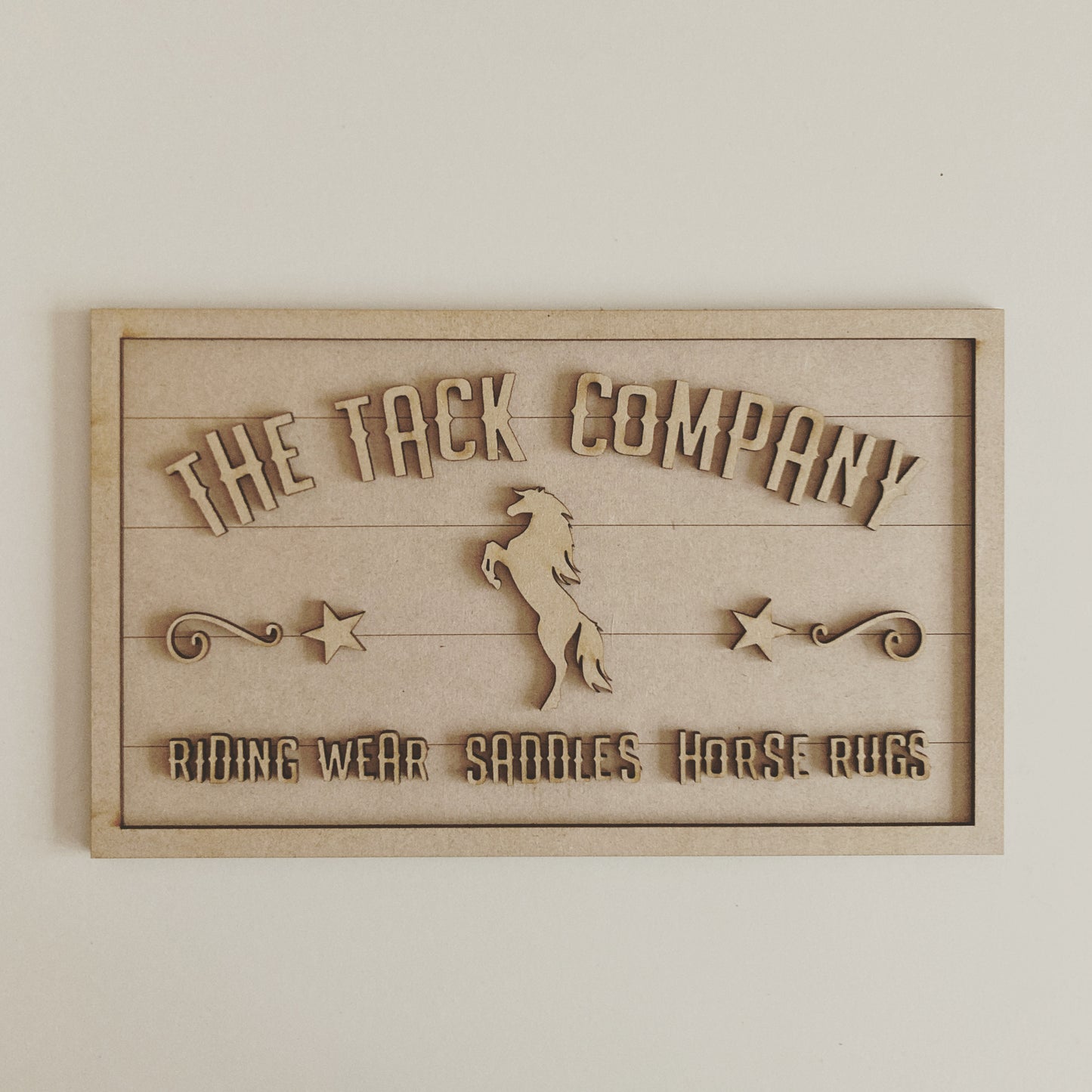 30cm The Tack Company Sign