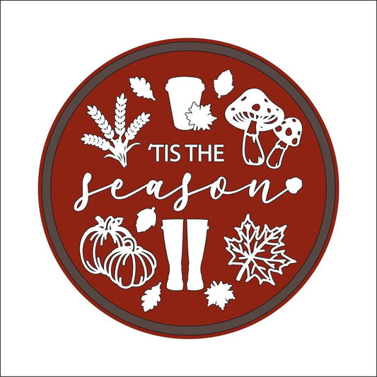 20cm 'Tis The Season Sign