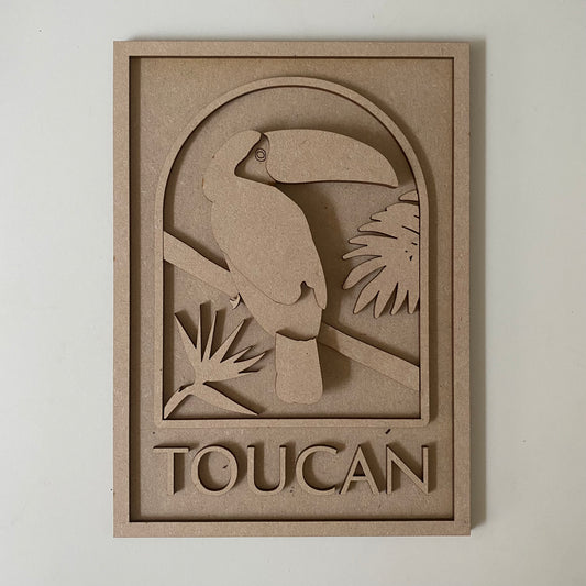 25cm Toucan Arch Sign