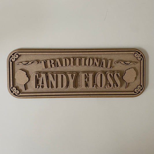 30cm Candy Floss Sign