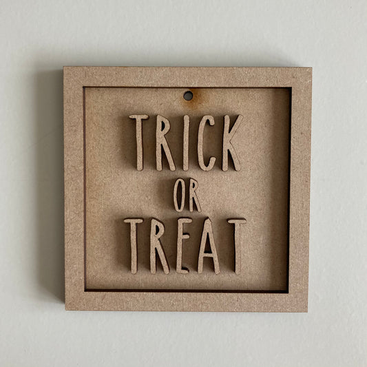 9cm Trick Or Treat Mini Frame