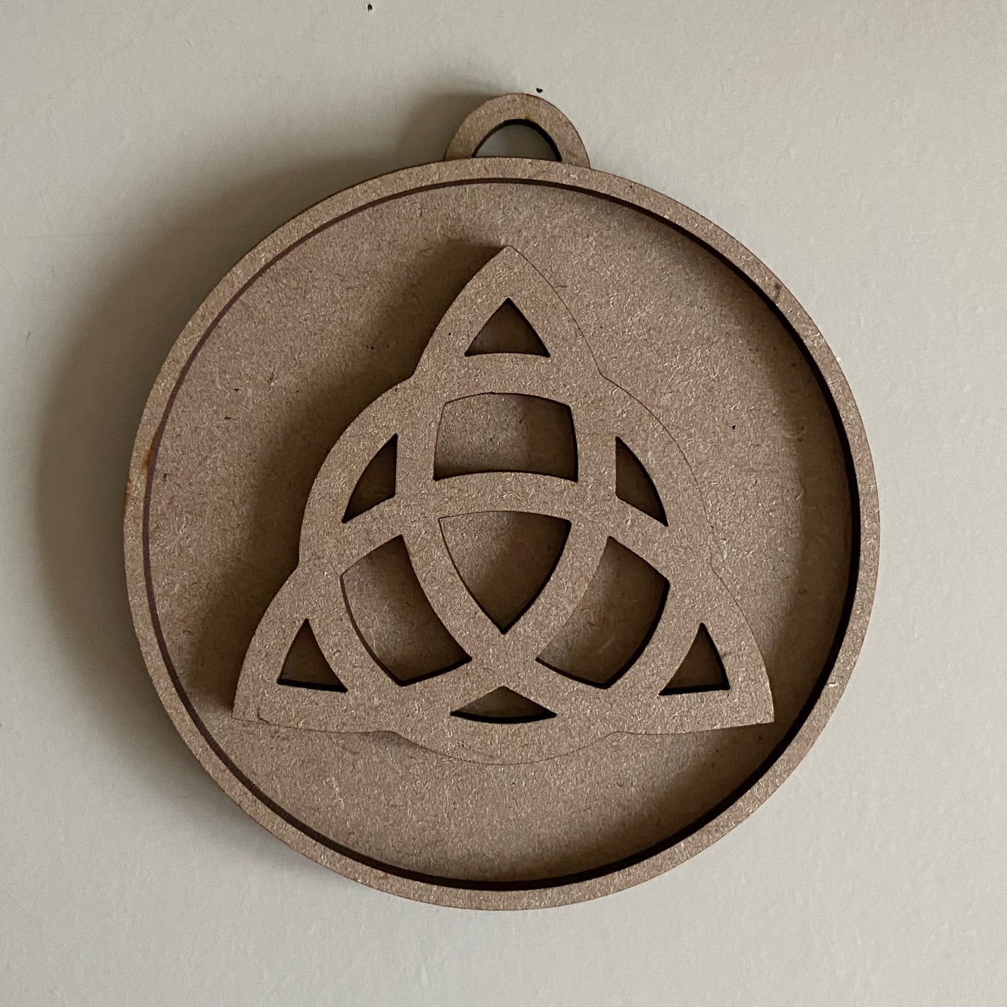 10cm Triquetra Round Bauble