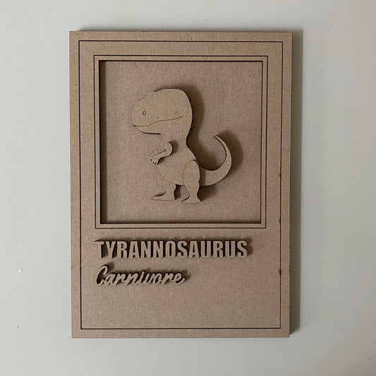 25cm Tyrannosaurus Dinosaur Sign