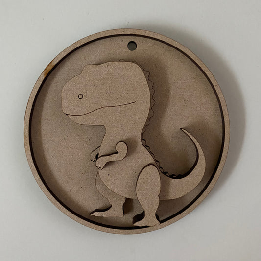 10cm Tyrannosaurus  Dinosaur Round Bauble