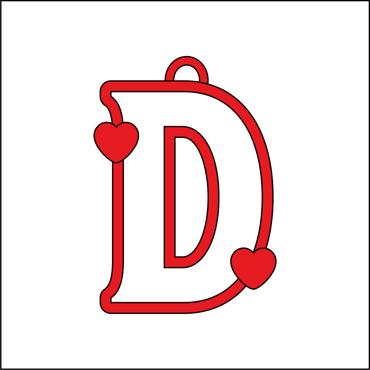 7cm Valentine's Letter