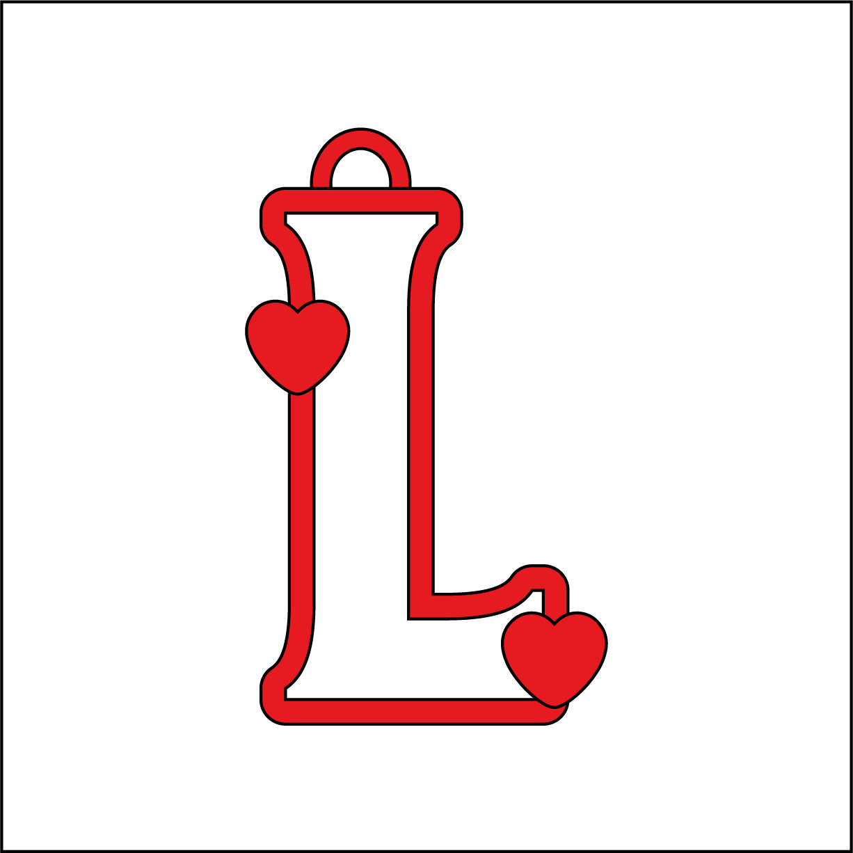 7cm Valentine's Letter