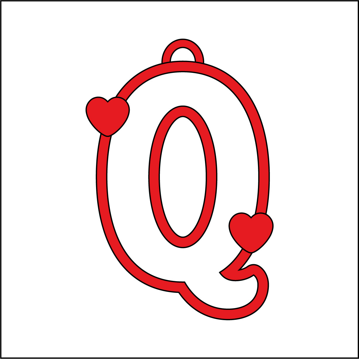 7cm Valentine's Letter