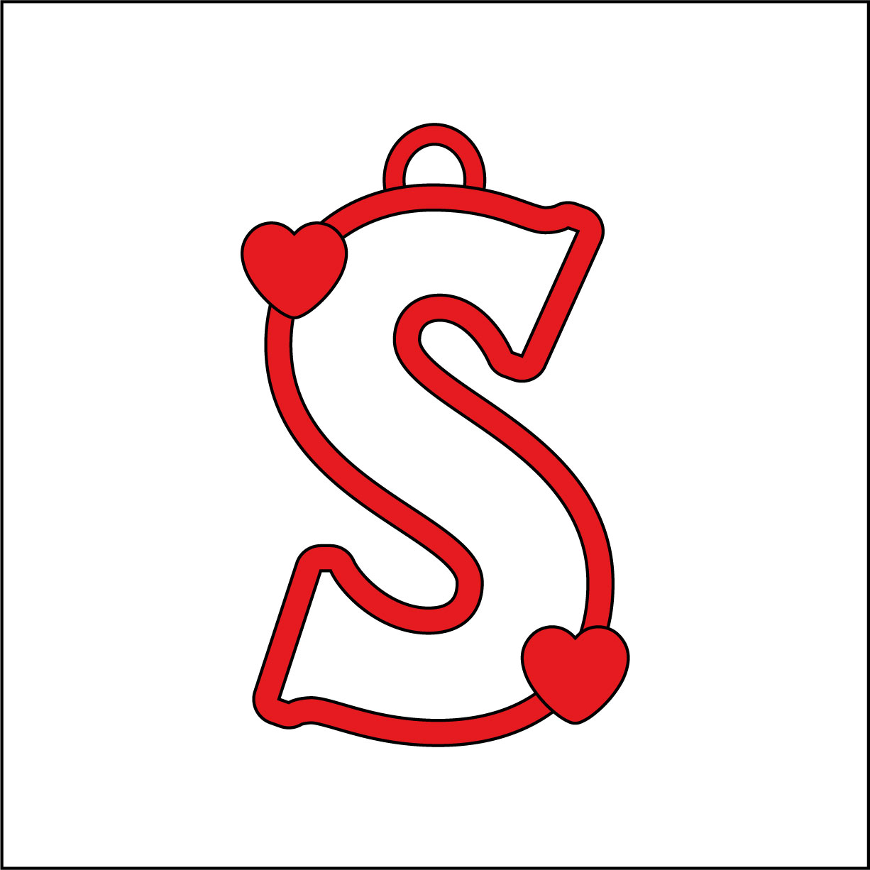 7cm Valentine's Letter