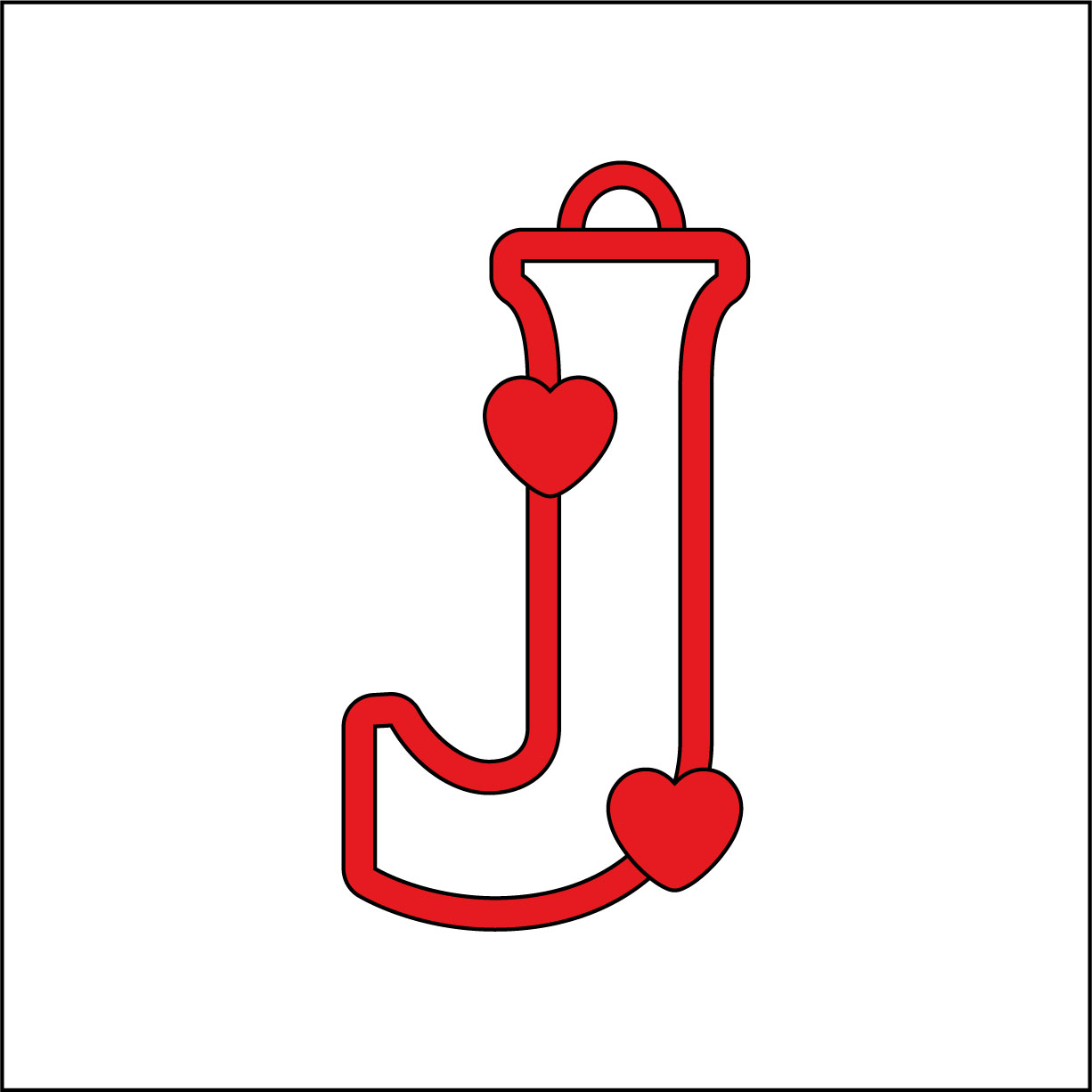 7cm Valentine's Letter