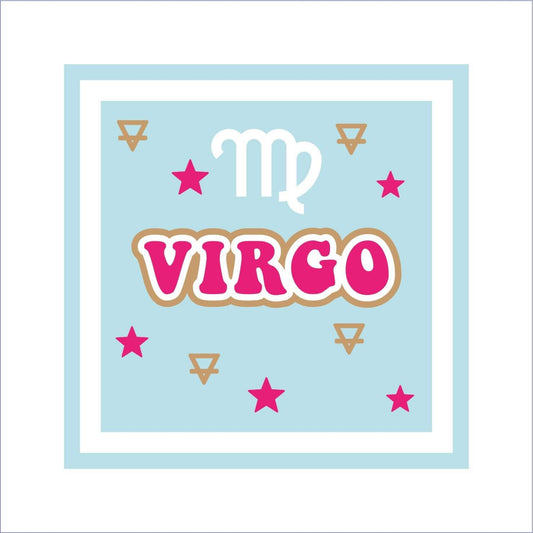 19cm Virgo Symbol Sign