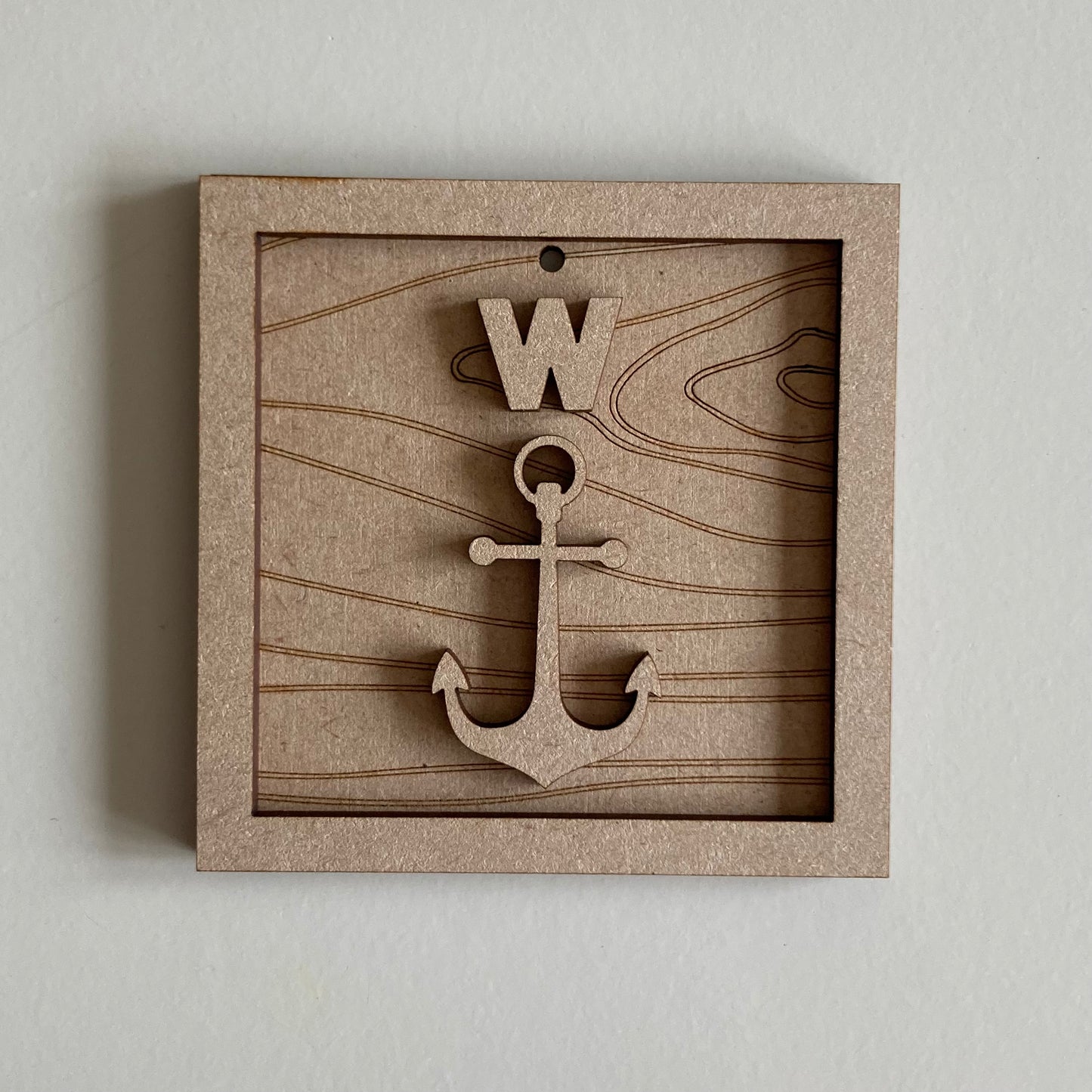 9cm W Anchor Mini Frame