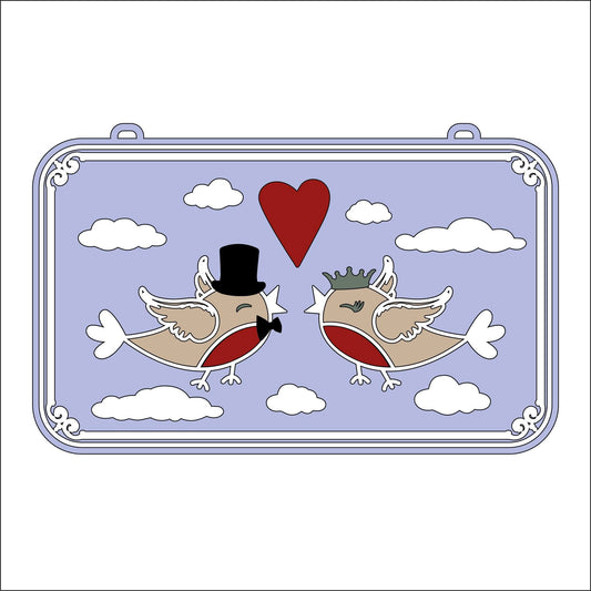 25cm Robins Wedding Sign