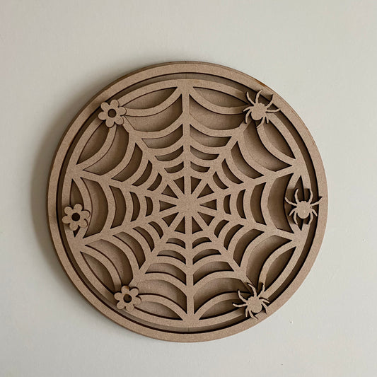 20cm Spider Web Sign