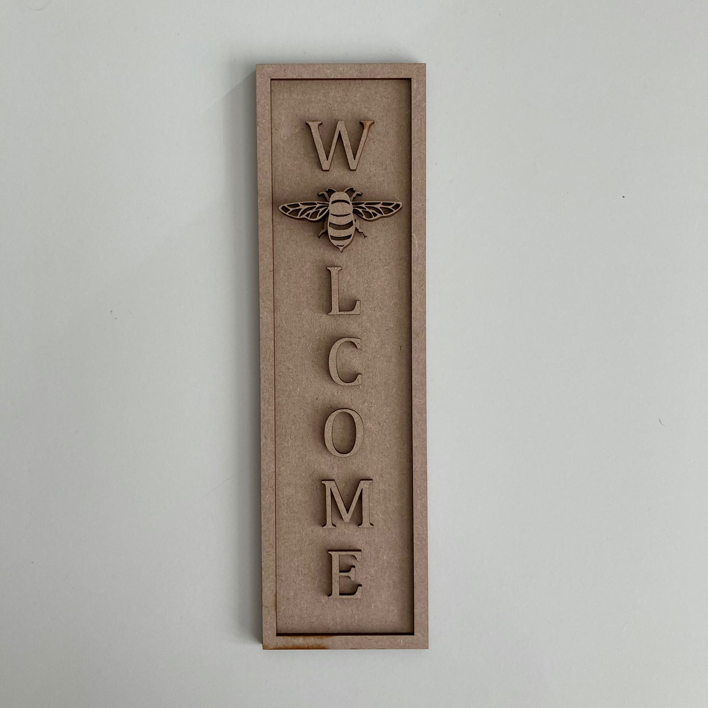 30cm Welcome Bee Sign