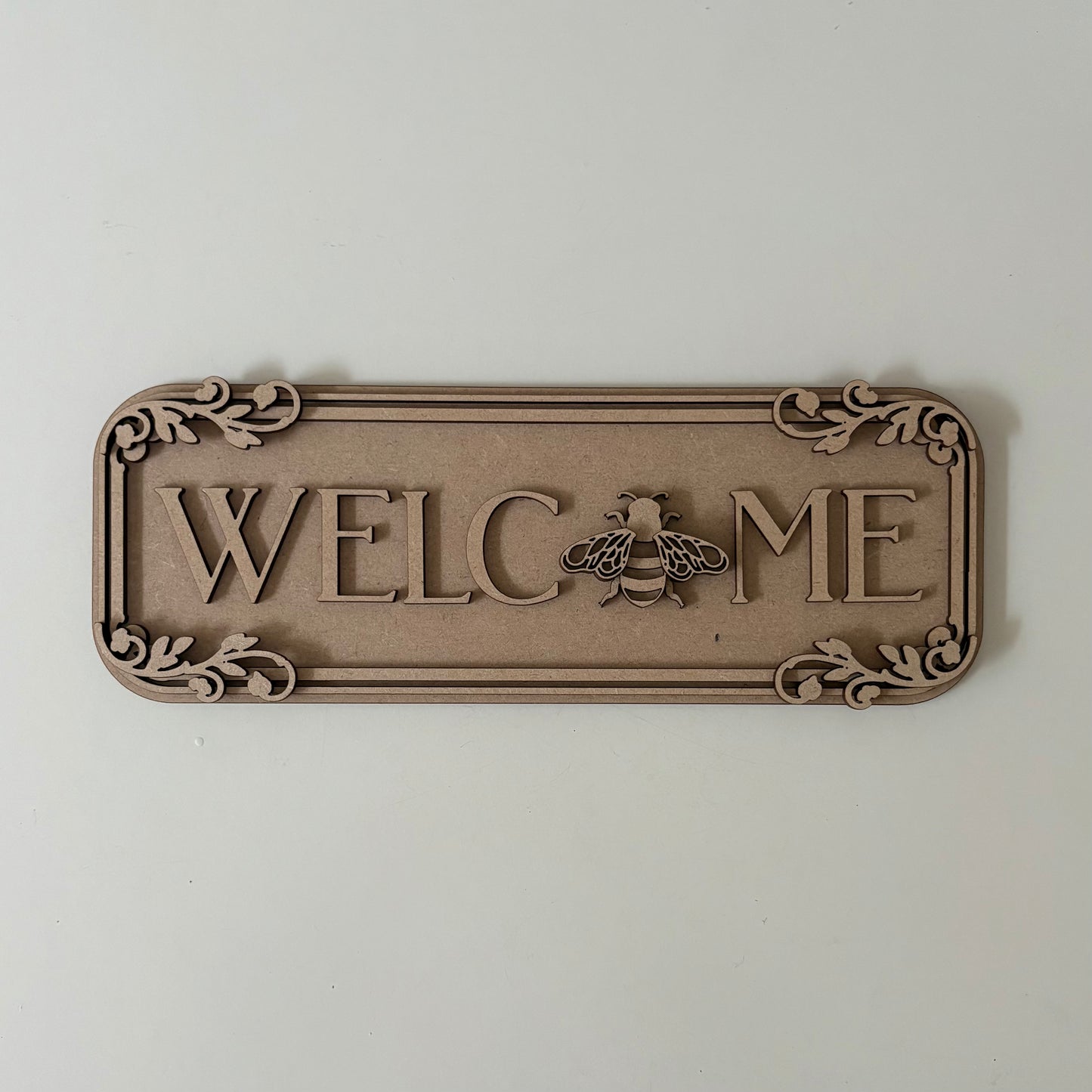 30cm Welcome Bee Sign