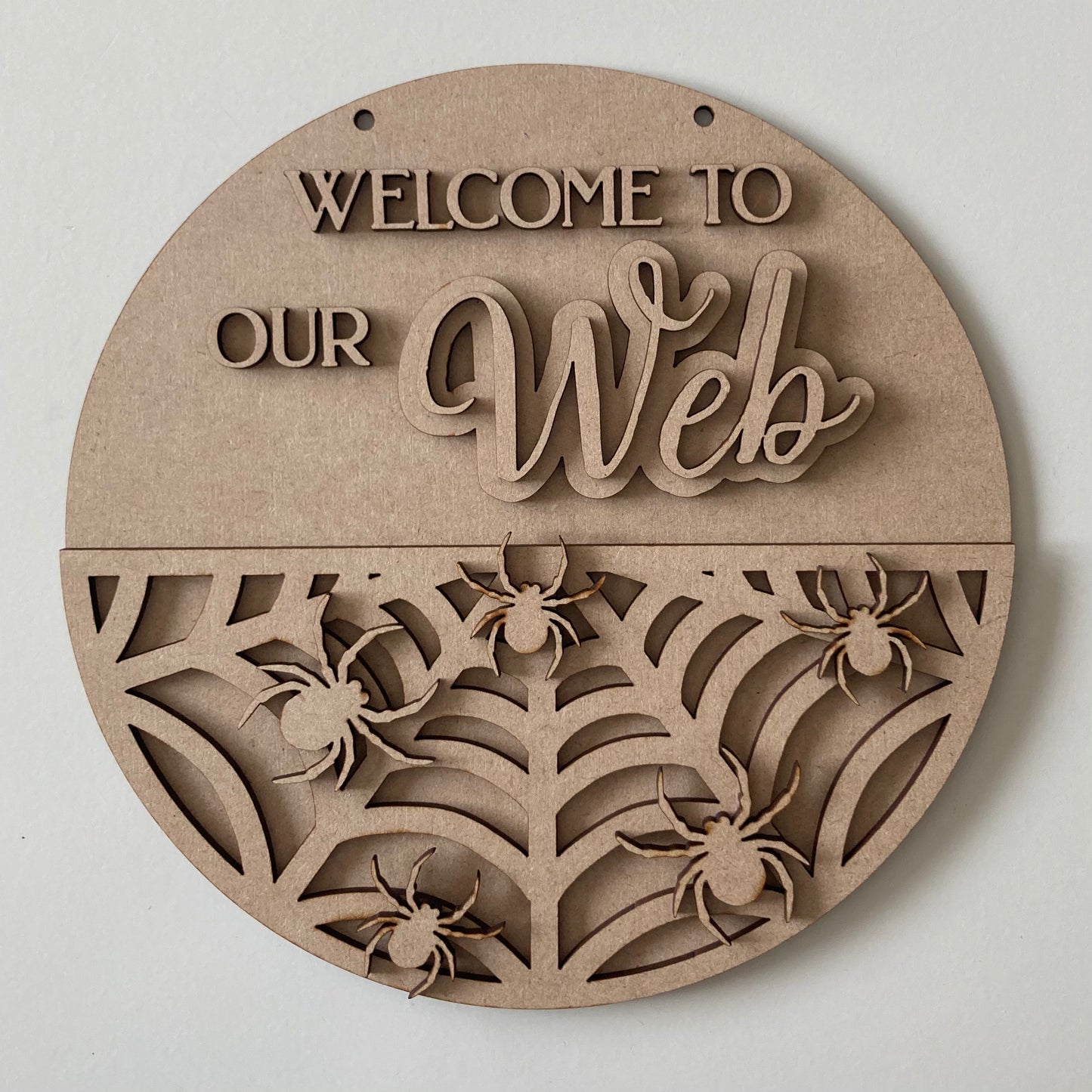 20cm Welcome To Our Web Sign