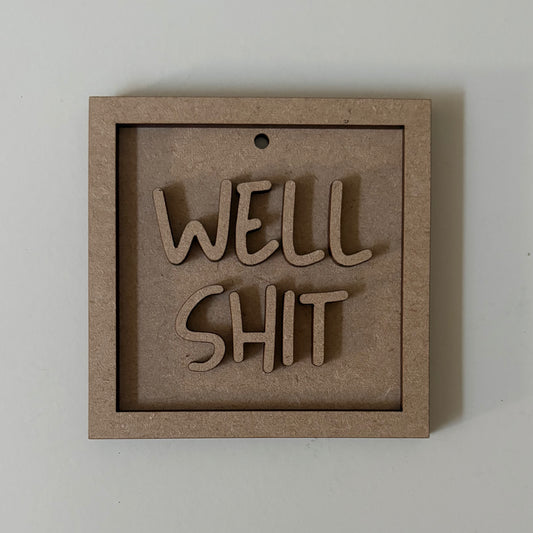 9cm Well Shit Mini Frame