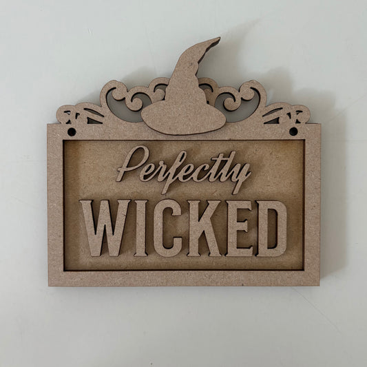 13cm Perfectly Wicked Mini Frame