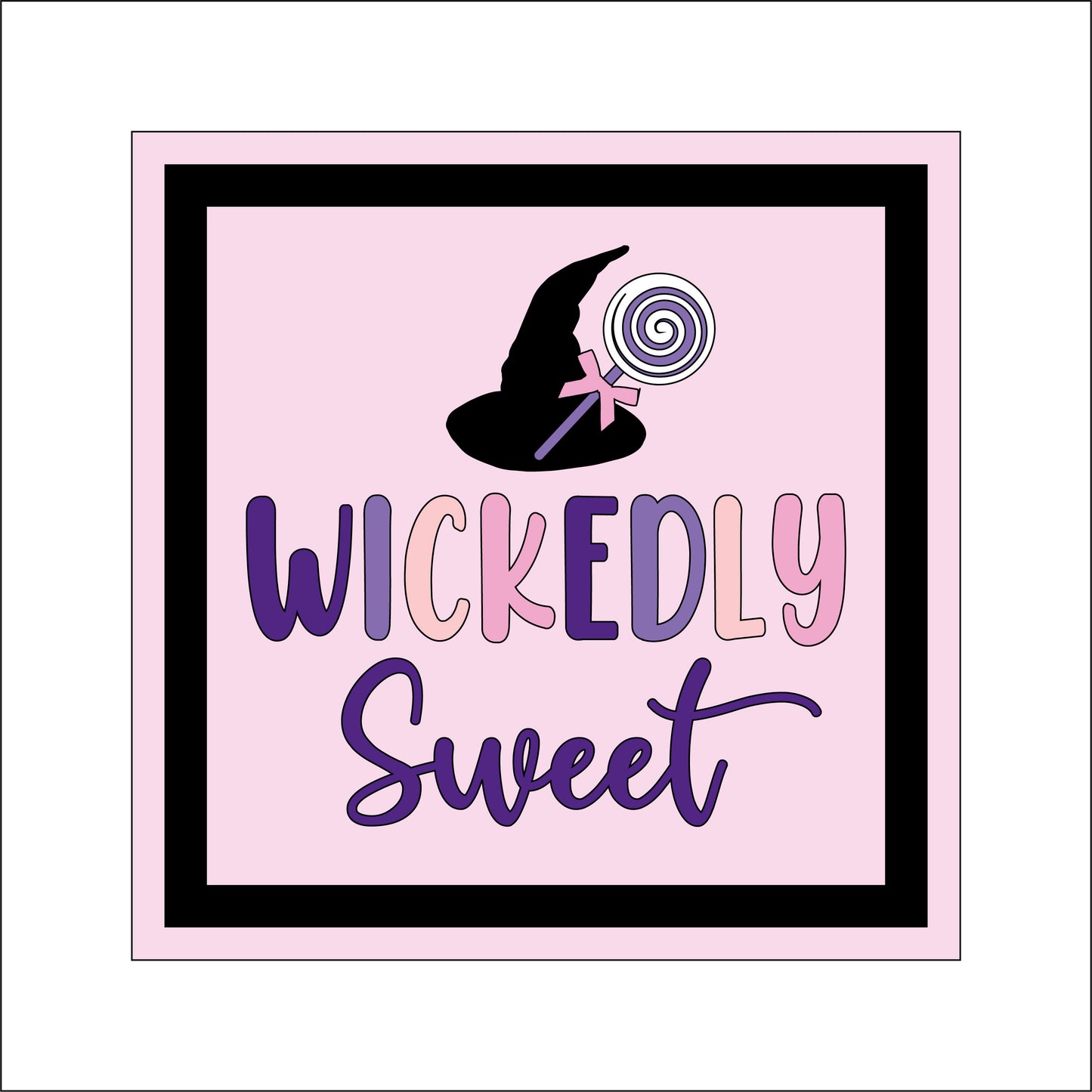 19cm Wickedly Sweet Sign
