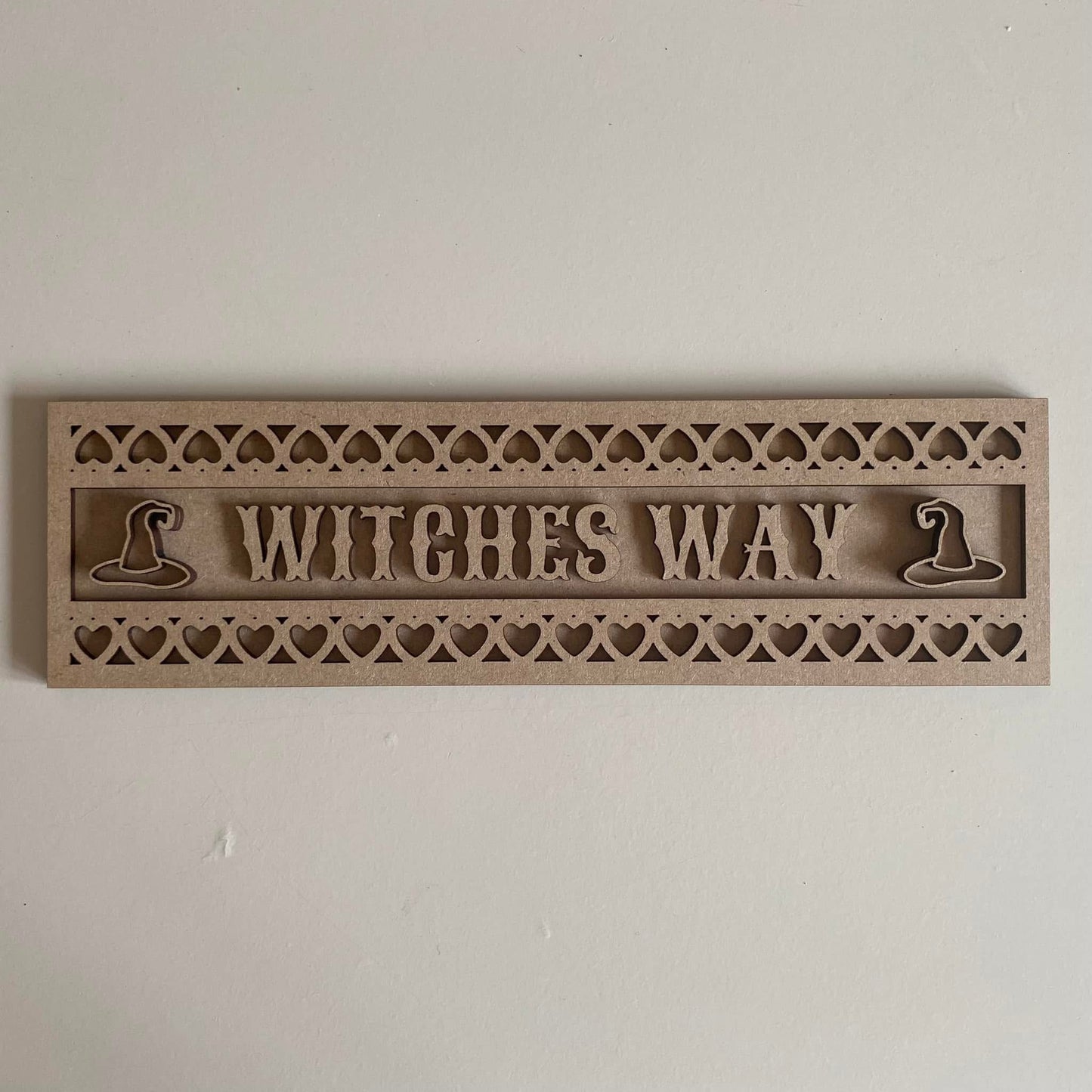 30cm Witches Way Street Sign