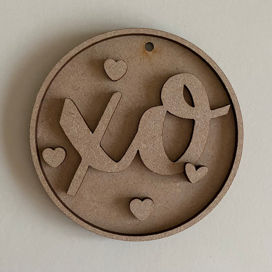 10cm XO Round Bauble