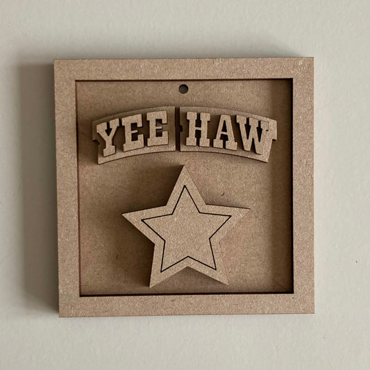 9cm Yee Haw Mini Frame