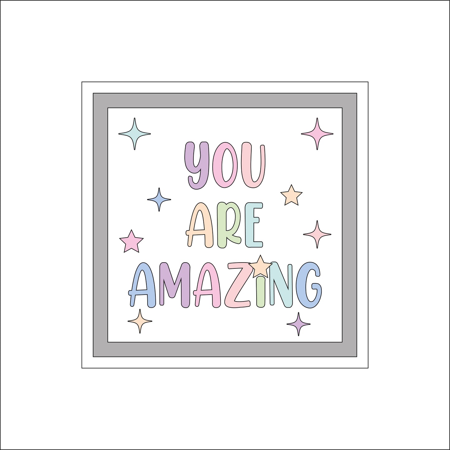 19cm You Are Amazing Sign