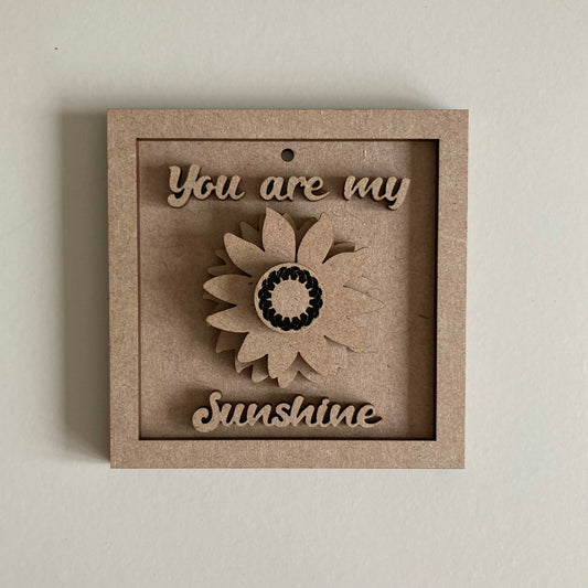 9cm You Are My Sunshine Mini Frame