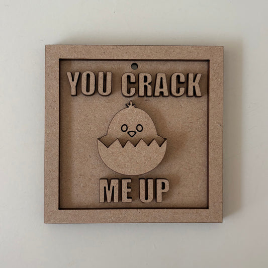 9cm You Crack Me Up Chick Mini Frame