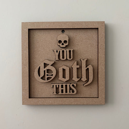 9cm You Goth This Mini Frame